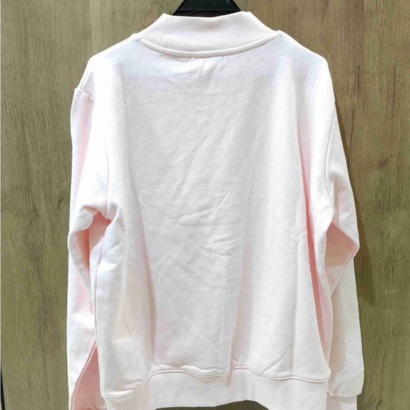 Parke Women's Pink Sweatshirt with Brown Lettering - Picture 6 of 8